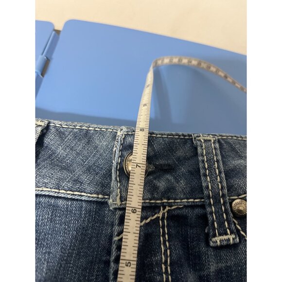 ARIAT Women Mid Rise Straight Jeans Blue size 27S (short) - Picture 9 of 13